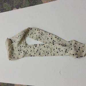 Rylee and Cru thick cotton tights cream and navy